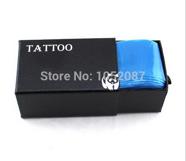 Wholesale-2015 NEW Safety Disposable Hygiene 100pcs Plastic Blue Tattoo clip cord Sleeve Cover Bag Supply Free Shipping