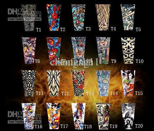 50pcs/Lot Mixed Designs Tattoo Arm Sleeves Excellent