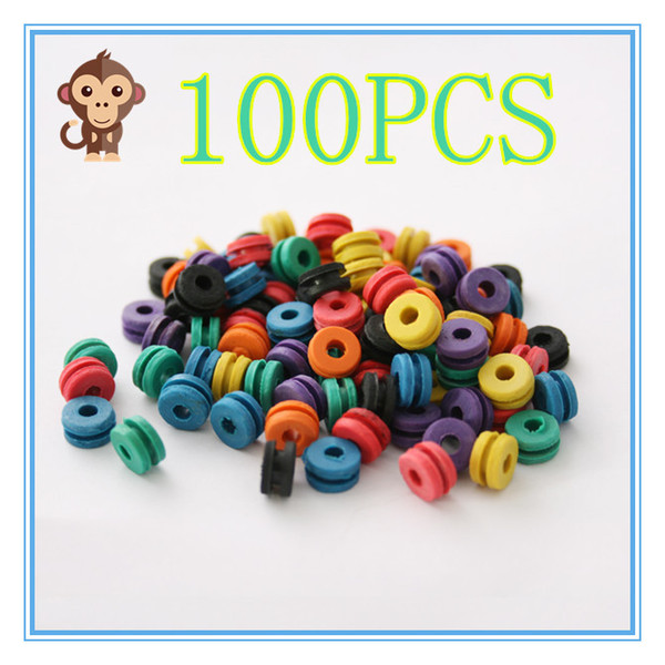 100PCS Soft Multicolor H Type Tattoo Grommet Tattoo Needle Pad For Needle Machine Supply