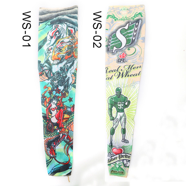 New Arrival Promotions 20pcs/Lot Mixed Designs Tattoo Arm Sleeves Excellent With More Pattern