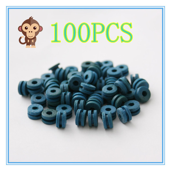 100PCS Soft Blue Color H Type Tattoo Grommet Needle Pad For Needle Machine Supply 2100406-5