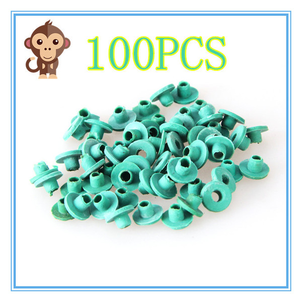 100PCS Soft Green Color T Type Tattoo Grommet Needle Pad For Needle Machine Supply 2100407-7