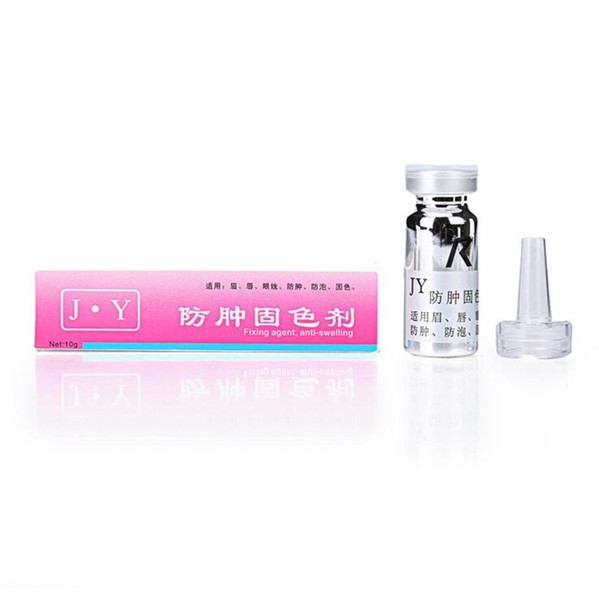 2Pcs/lot Fixing Agent Anti-swelling for Fixed Color After Tattoo Operation 3D Eyebrow Lips Assistence Liquid