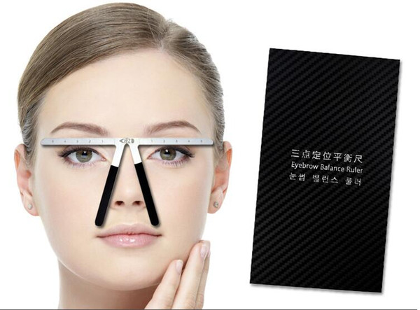 Permanent Makeup Eyebrow Balance Ruler Three-Point Positioning Makeup Tattoo Accesories Balance Ruler Tool for Beginner