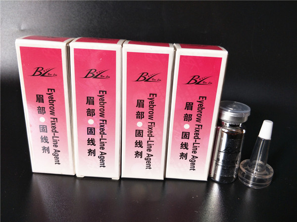 2Pcs/lot Permanent Makeup Eyebrow Fixed-line Agent Tattoo Colors Operation Eyebrow Lips Assistence