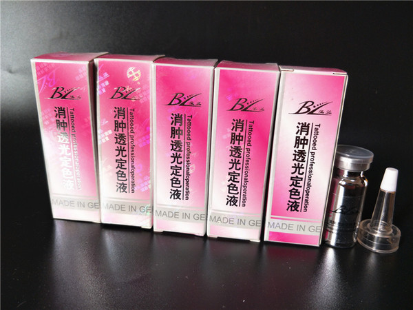 2Pcs/lot Permanent Makeup Eyebrow Fixed-line Agent Tattoo Colors Operation Repairing Cream Eyebrow Lips Assistence