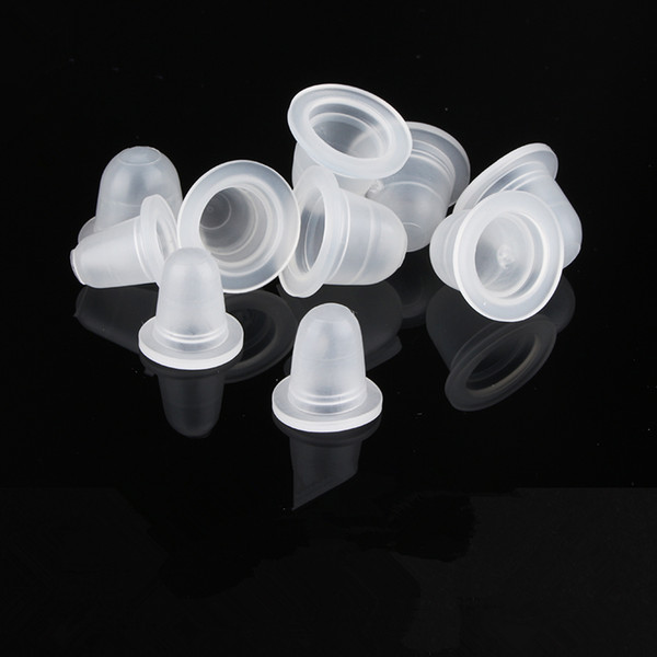 500pcs Silicone Tattoo Ink Cup Holder Pigment Caps Permanent Makeup Tool Supplies