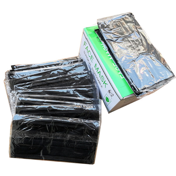 Individually Packed 4 Layer Disposable Nonwoven Face Mask High Filtration Capacity Anti Dust Earloop Style Mask