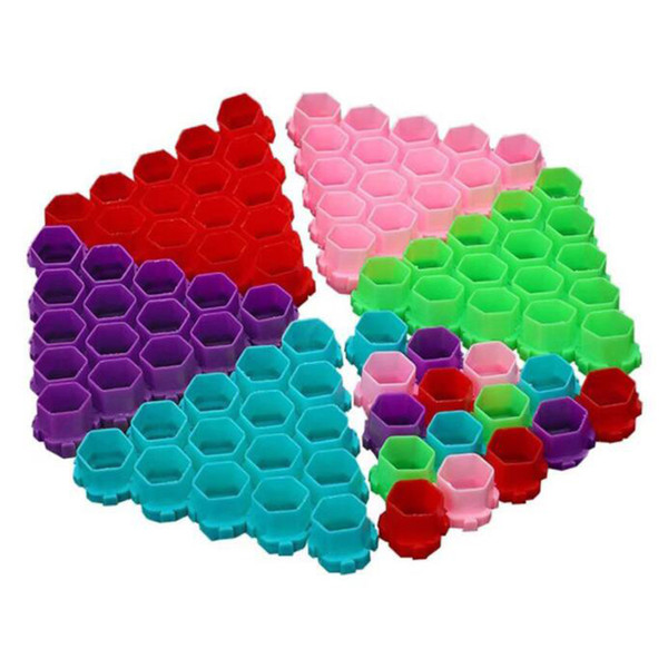 Wholesale Disposable Tattoo Ink Cups Colorful Hive Caps For Permanent Makeup Pigment Professional Tattoo Accessories For Studios And Artists