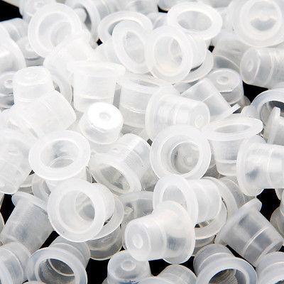 Wholesale-Free Shipping Lot Of 1000 PCS/Bag Medium 13MM Tattoo Ink Cups Caps Professional Tools Supplies for Tattoo