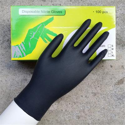 100Pcs 50Pairs Disposable Tattoo Latex Black Gloves S M L Size For Tattoo Gun Needles Ink Tips Grips Kits