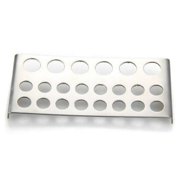 Stainless Steel Shelf Stand Tip Supply Tools 22 Holes Tattoo Pigment Ink Cap Cup Holder Body Beauty Free Shipping