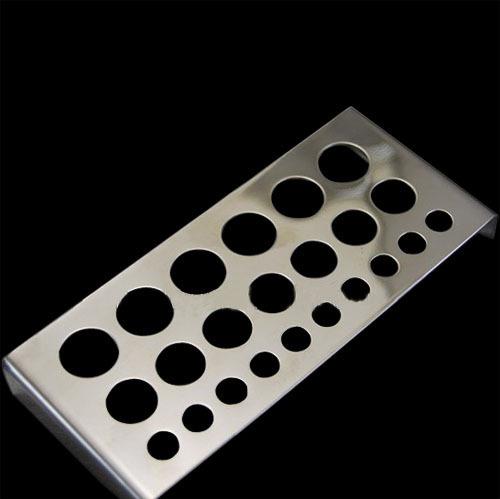 23 Hole Stainless Steel Large Tattoo Ink Pigment Cup Holder Supply