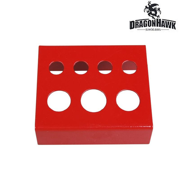 Tattoo Pigment Ink Caps Cups Holder Shelf Iron Red color wholesale price WS004-2