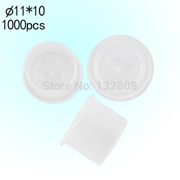 1000PCS 11mm Tattoo Ink Cups White Plastic Disposable Ink Caps Cups For Tattoo Ink Free Shipping