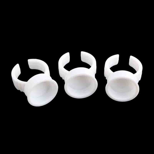 100 pcs Disposable Permanent Makeup Ring Medium Size No Divider Tattoo Ink Eyebrow Lip tattoo Pigments Holder Rings Container/Cup