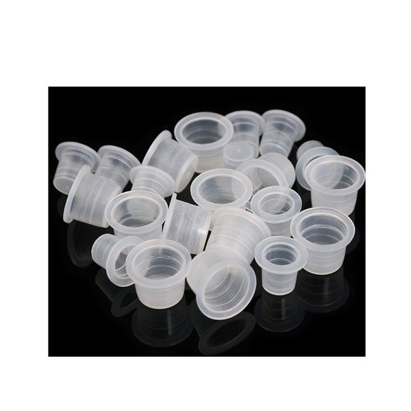 Wholesale Tattoo Supplies 50 pcs Small size plastic Tattoo Ink Cup white color WS044-4