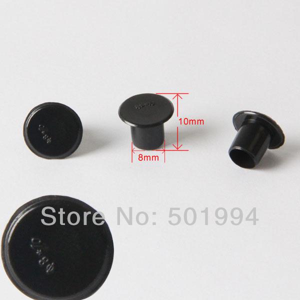 Wholesale-Free Shipping Tattoo & Body Art New Plastic 8#10mm Black Tattoo Ink Cups Caps Tattoo Supplies Accessories