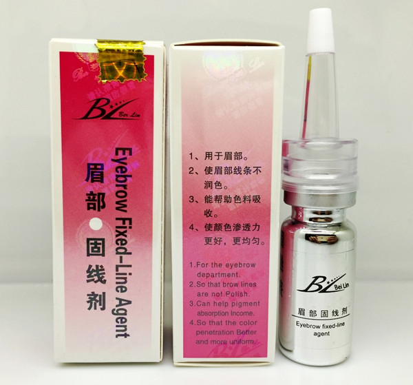 2pcs/lot BL Permanent Makeup Eyebrow Fixed-line Agent Tattoo Colors Operation Eyebrow Lips Assistence