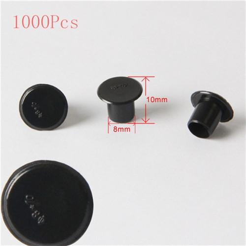 YILONG 1000PCS Plastic Tattoo Ink Cups 10*8mm Black Tattoo Ink Cups Supply For Tattoo Makeup Free Shipping