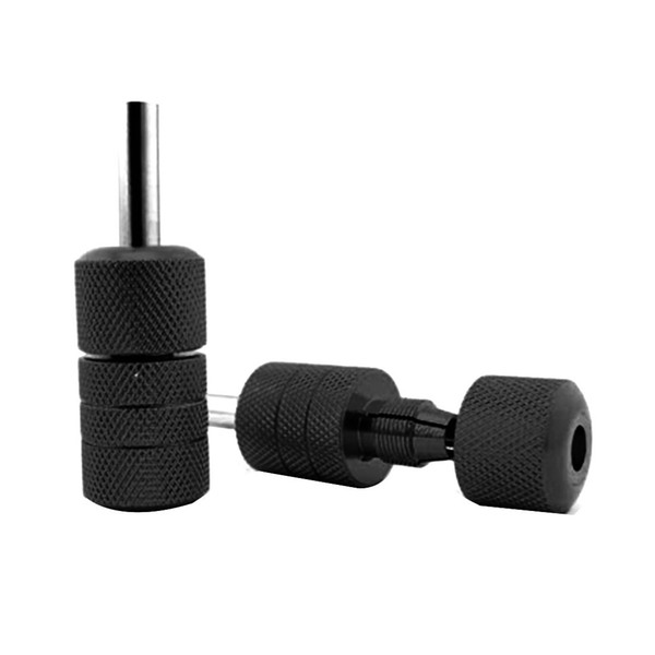 25x50mm Black Tattoo Machine Self-lock Kit Fashion Alloy Knurled Tattoo Grip For Kit Hot Sale And High Quality