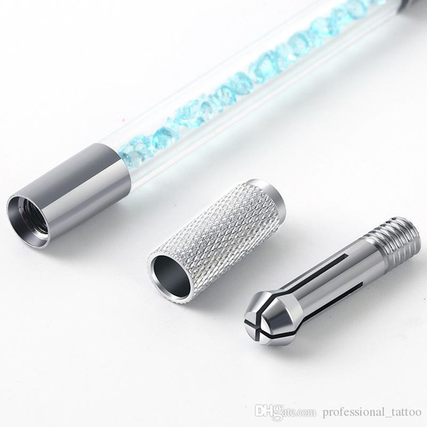 stainless steel permanent makeup manual tattoo microblading pen Manual Double Crystal Acrylic Tattoo Pen