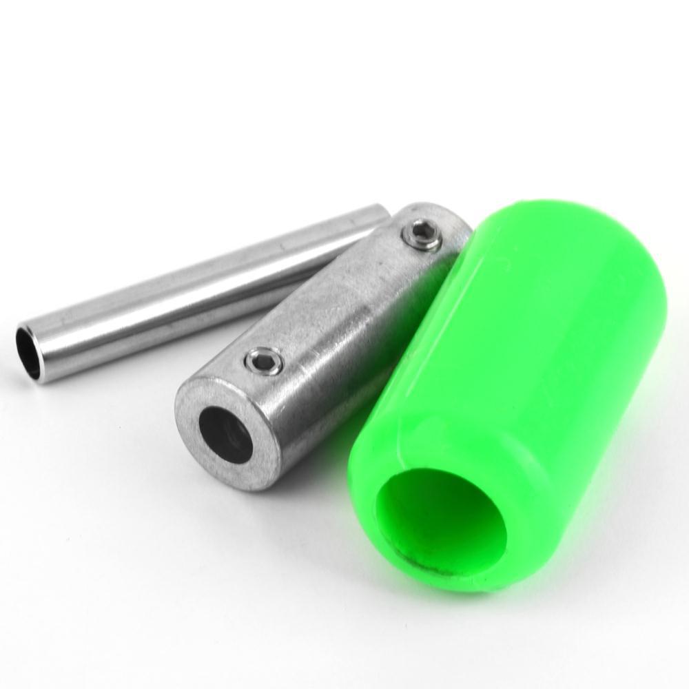 1pcs Green Silicone Soft Rubber Tattoo Machine Handle Gun Grip Tube Back Stem