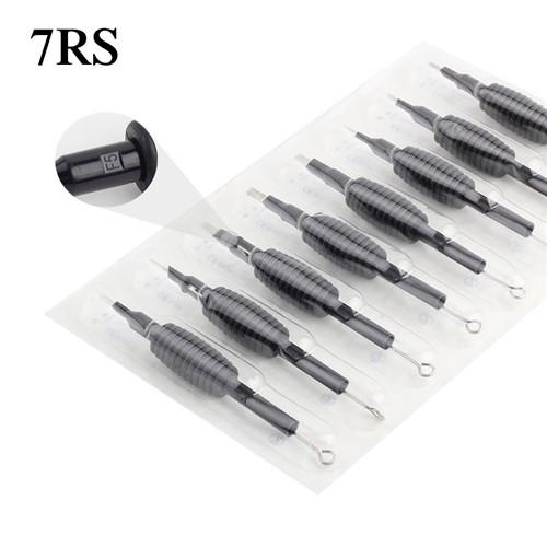 20 x Disposable Tattoo Grips Tube With Needles Assorted 7RS Size 3/4 (19mm) For Tattoo Gun Needles Ink Cups Grip Kits