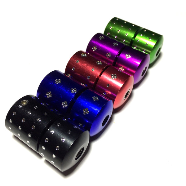 Free Shipping one pc Multi Colour EZ Lock Aluminium Grips with Stainless Steel Tube unique design