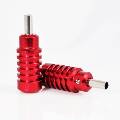 Wholesale- 1PCS Aluminum Alloy Grip 25MM tattoo grips Red Colors For tattoo machines