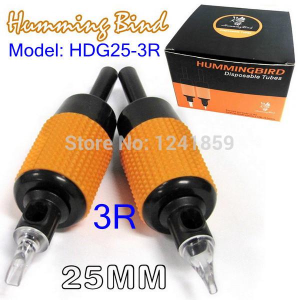 Wholesale-Free Shipping 20pcs Humming Bird Disposable Grip Tube Round 3 Supply HDG25-3R#