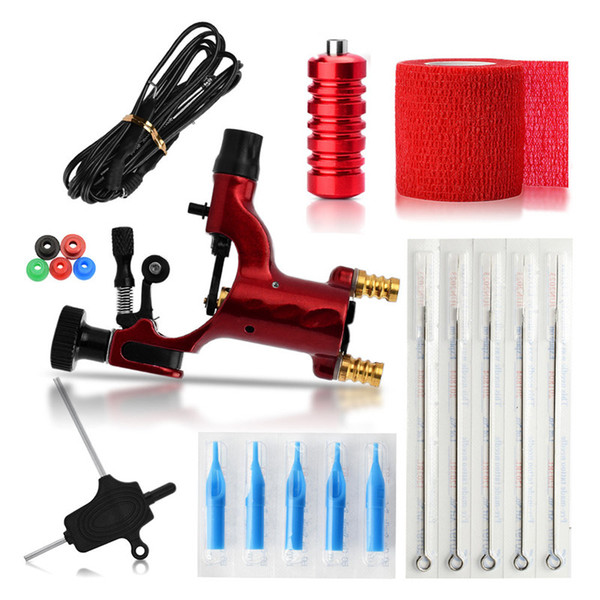 Multi-color Rotary Tattoo Machine Workmanship Tattoo Kit Equipment Tattoo Pen Maquiagem Tool Set BTZ1