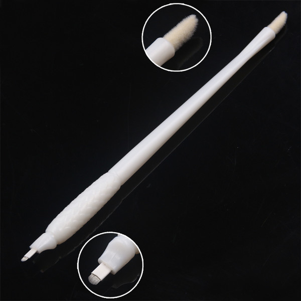 new design disposable microblading tebori pen in 12CF/14CF/17CF/18U Blade Manual Brow Tattoo Tool with Expiry date/Lot No 10pcs