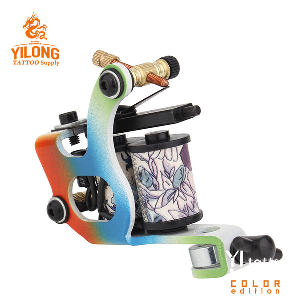 Newest TATOOINE Fine Lining Tattoo Machine Iron 8 Wrap Coils s Tattoo Supply