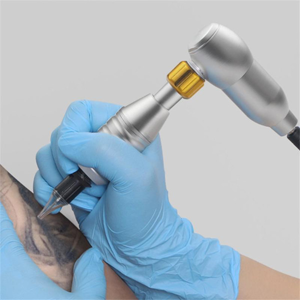 Tattoo Supplies 1Pcs Professional Rotary Tattoo Machine Gun Permanent Makeup Eyebrow Cartridge Pen Liner Shader 10W Motor