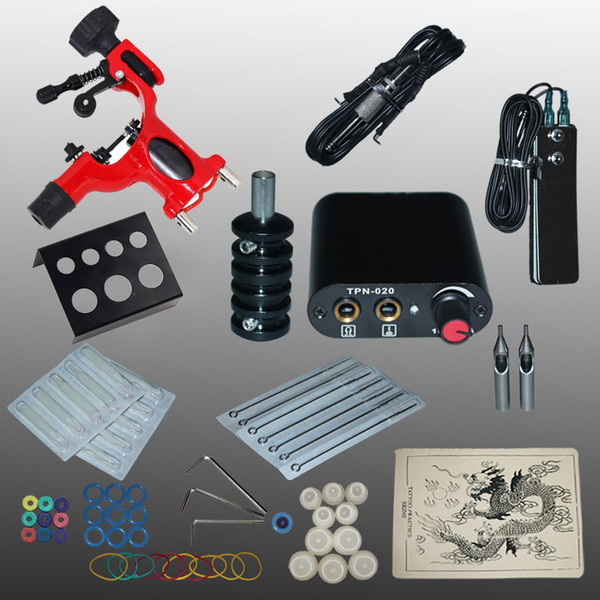 YILONG New Arrival 1 set Tattoo Kit Power Supply Gun Complete Set Equipment Machine Wholesale 1100657-2kitA