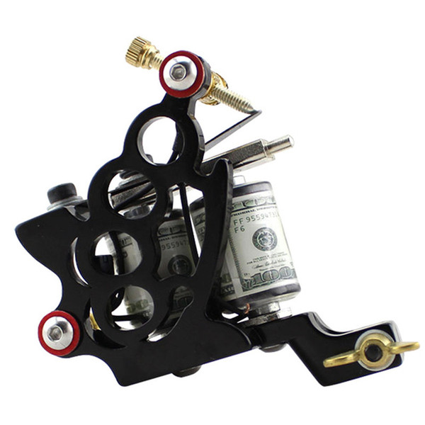 Wholesale- Solong Tattoo Handmade cast iron Tattoo Machines Guns Shader liner M8393