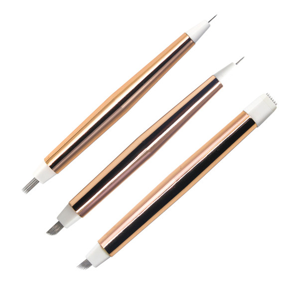 Disposable Microblading Shading Needle Pen Set 3pcs/Pack Manual Microblade Blade Tool Set Brow Tattoo Supplies