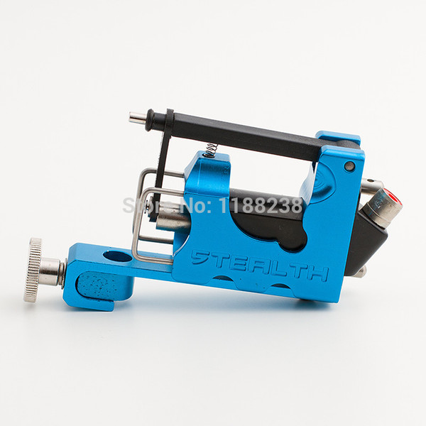 Wholesale- Electric Tattoo Machine Alloy Stealth 2.0 Rotary Tattoo Machine Liner Shader Blue with Box Set free shipping