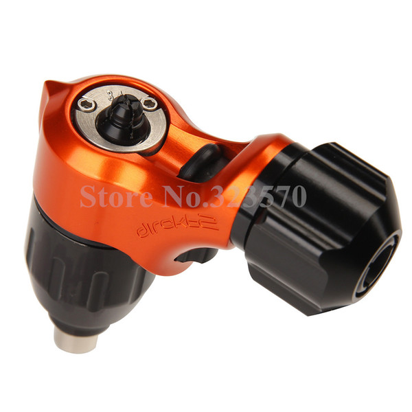 New! Orange Direct 2 Drive Tattoo Machine Swiss Motor Rotary Machine Free RCA Cord Supply
