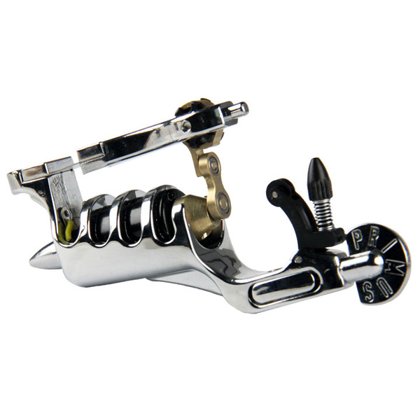 Wholesale- New Silver Pro Titanium frame Rotary Tattoo Machine Motor Gun Liner Shader Supply