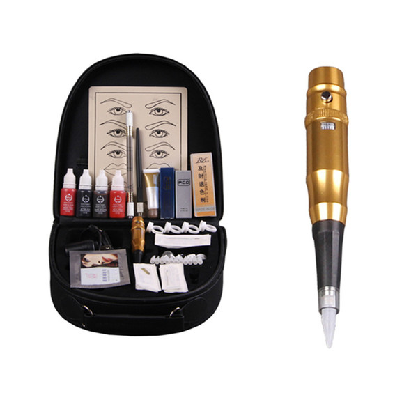 High quality Eyebrow Tattoo Machine set For Tattoo Worker Complete Tattoo kit For Eyebrows Permanent Eye Makeup