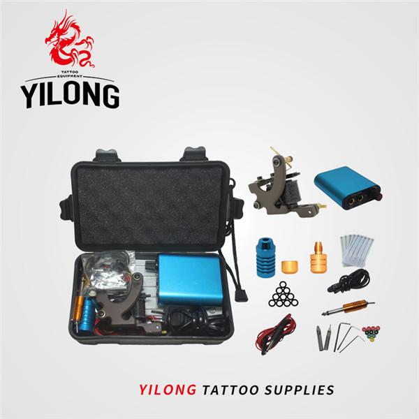 Hot Selling 1 Set Professional Body Tattoo Machine Power Supply Tattoo Equipment Kit For Tattoo Beginner Free Shipping