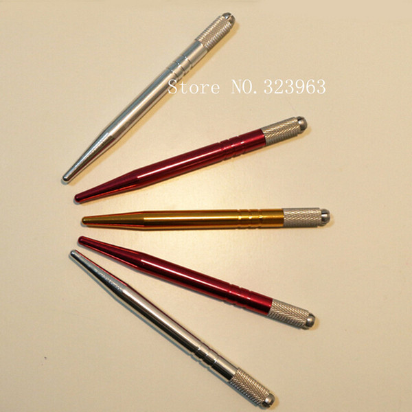 Wholesale-Free shipping for high quality 50pcs Permanent makeup manual pen with 100pcs blade 14