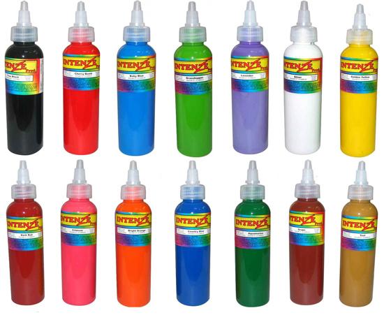 14pcs/set mix colors tattoo ink set 120ml/bottle tattoo paint permanent makeup manual pigment kit