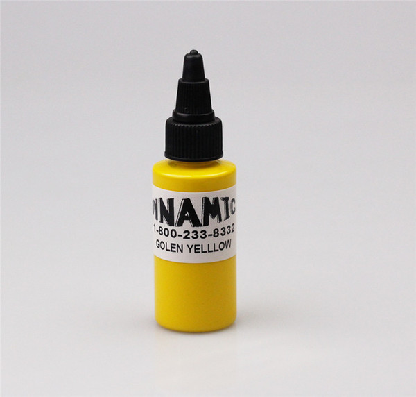 5pcs GOLEN YELLOW colors permanent makeup ink tattoo pigment set 30ml/bottle 1oz tattoo supply wholesale