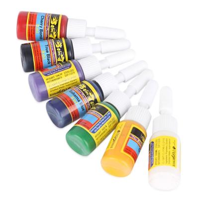 Tattoo 5ml 7 Colors / Set Long Lasting Pigments Inks Long lasting Delicate texture Pure and safe color Favored by professional tattooists