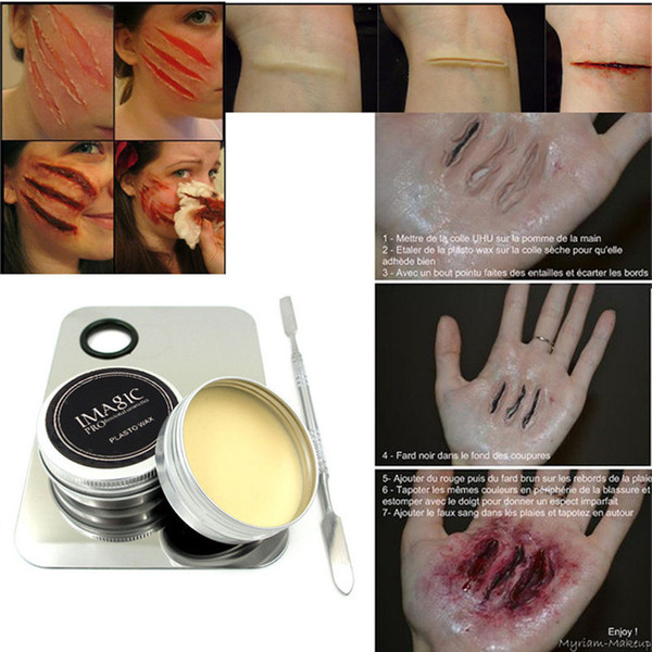 IMAGIC Halloween Makeup Special Effects Scar Wax Body Art Paint Professional Cosmetics Make Up Modeling Fake Skin Wax