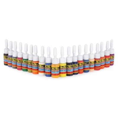 Tattoo 5ml 20 Colors / Set Long Lasting Pigments Inks Long lasting Delicate texture Pure and safe color Favored by professional tattooists