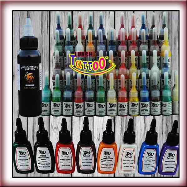 Tattoo Inks 54 Color(5ml) 1 Ink(60ml) 8 color Ink(15ml) Kit Supply Freeshipping